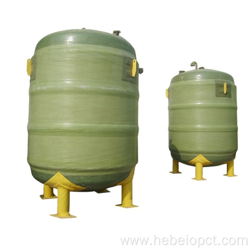 FRP vertical and horizontal 50m3 chemical storage tank